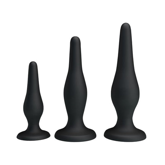 Pack 3 Butt Plug Mini Anal Kit
