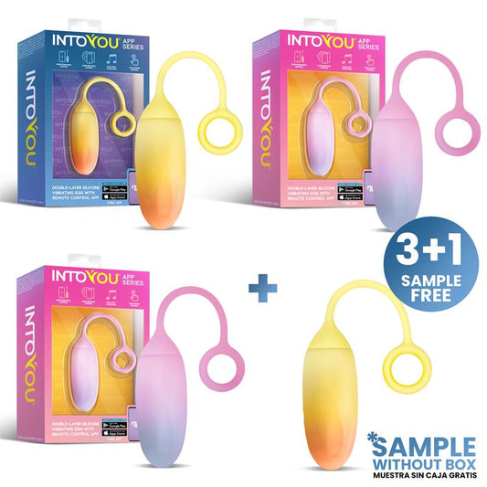Pack Assorted 3 Sample Double Layer Egg with App
